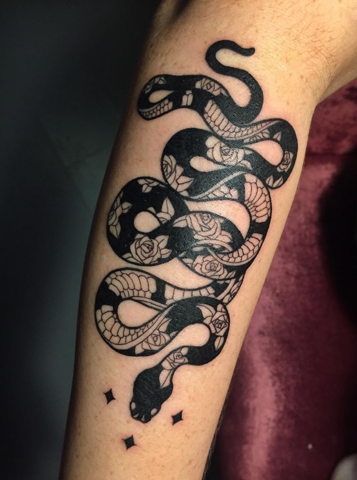 Snake Forearm Tattoo