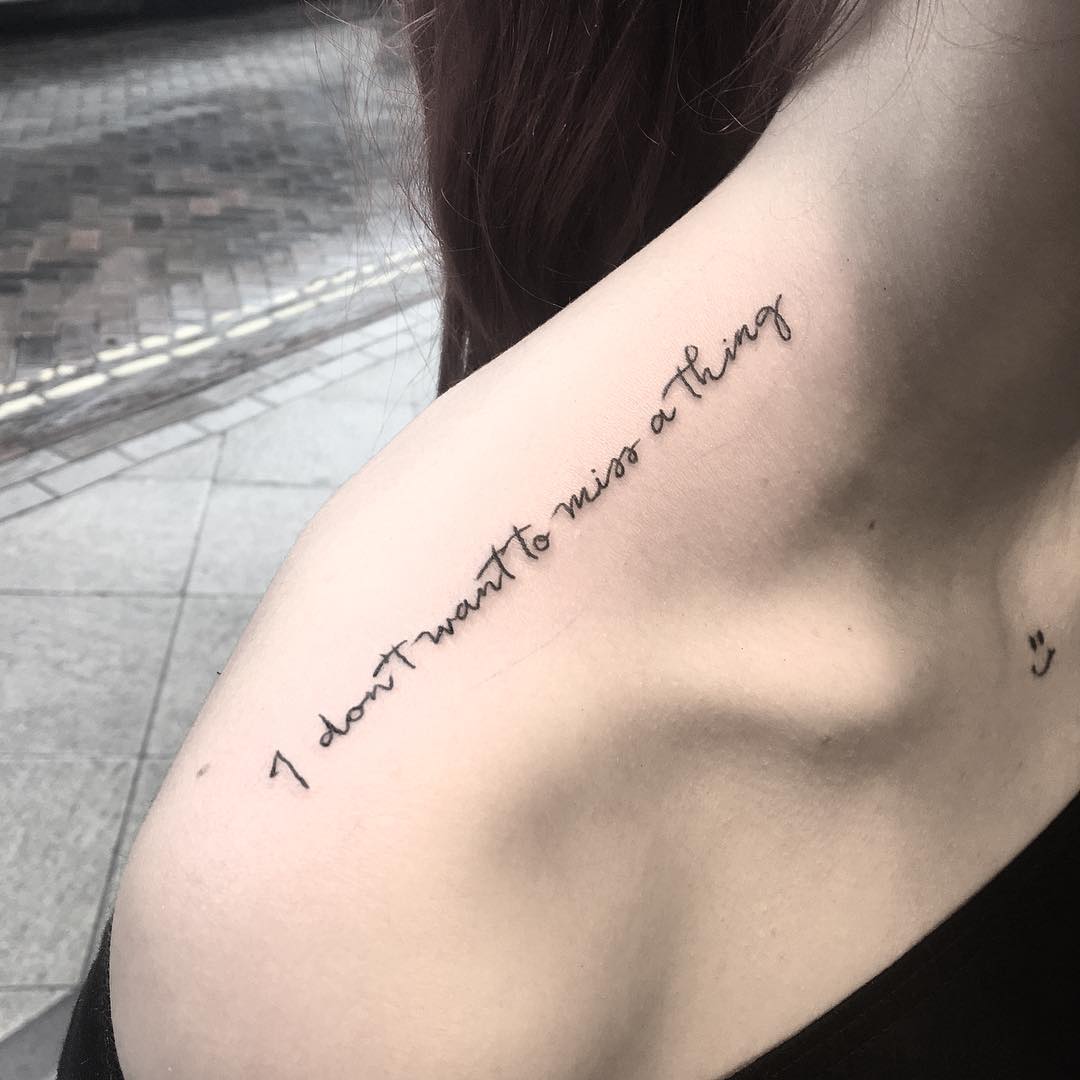 20 Song Lyric Tattoo Ideas That Inspire