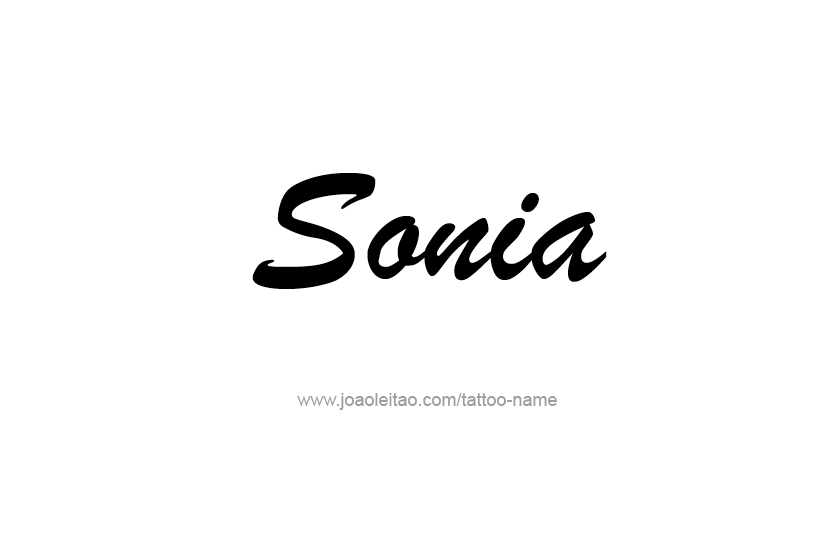 5 Stunning Sonia Tattoo Design Ideas for Inspiration