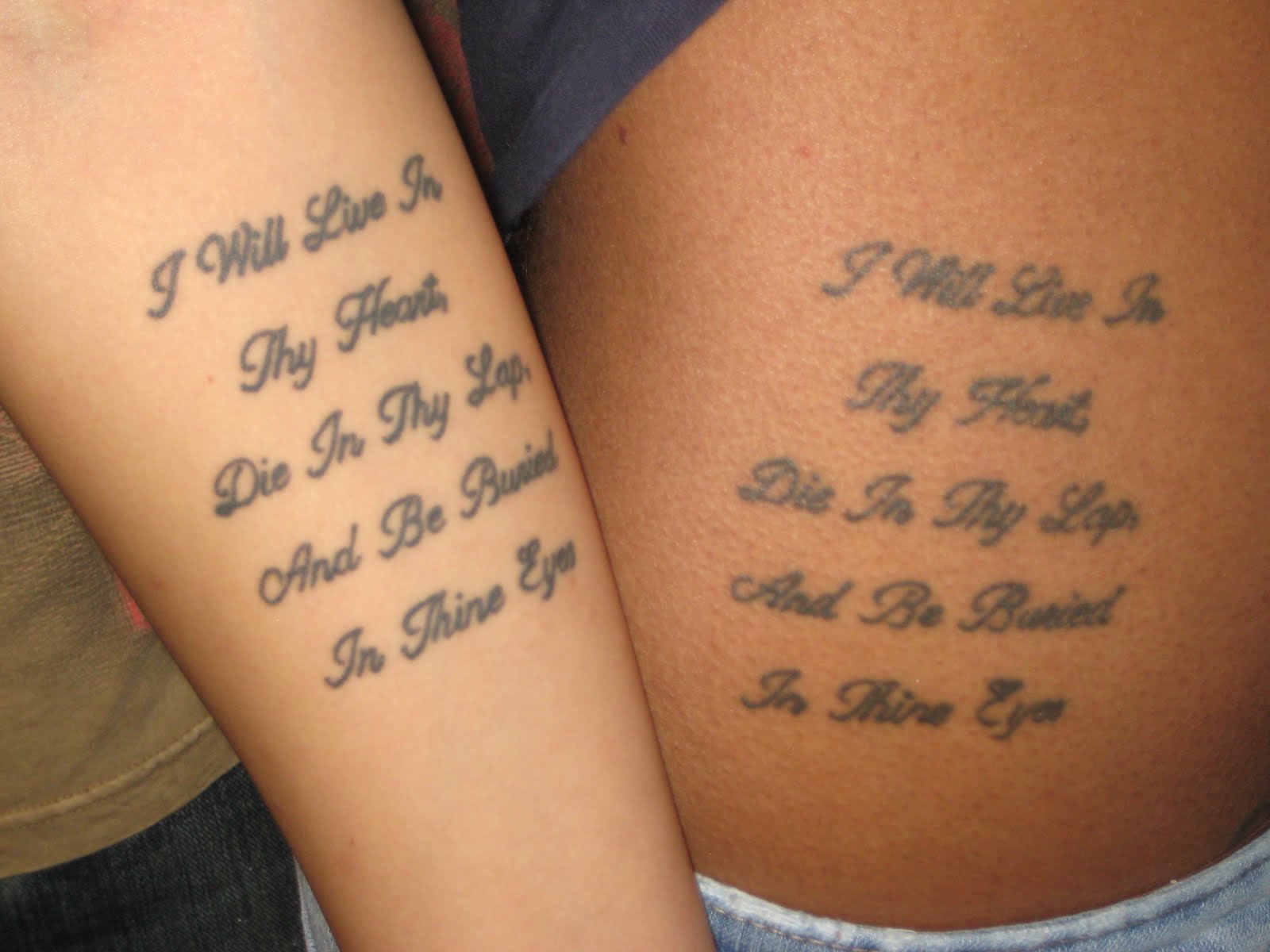 Soul Sisters Infinite Love Loyalty Friendship Matching Tattoos With