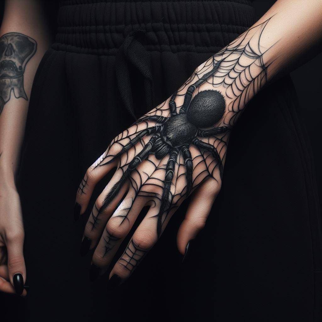 Spider Hand Tattoo Designs: Unique and Captivating Ideas