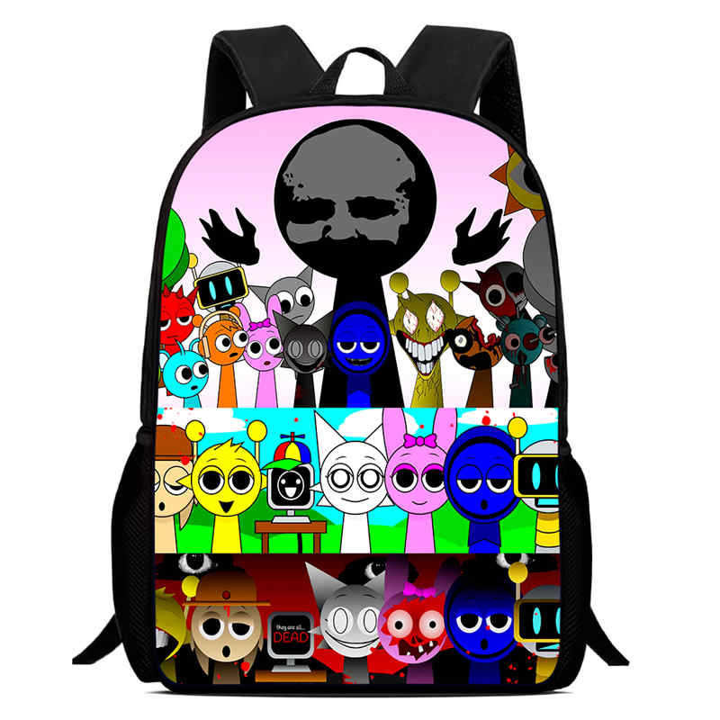 Sprunki Incredibox Sprunki Backpack 16Inches For Students Shopee Malaysia