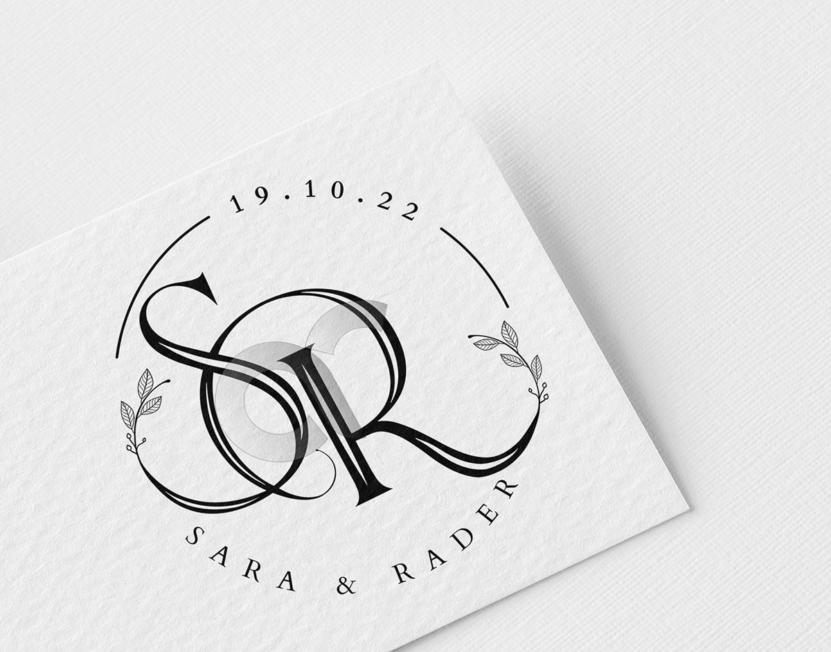 Sr Logo Wedding Logo Design Wedding Logos Sr Logo