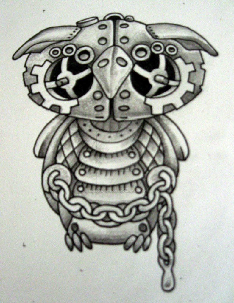 Steam Punk Owl Bold By Tattoo Design On Deviantart Sparrow Tattoo Design Owl Tattoo Design