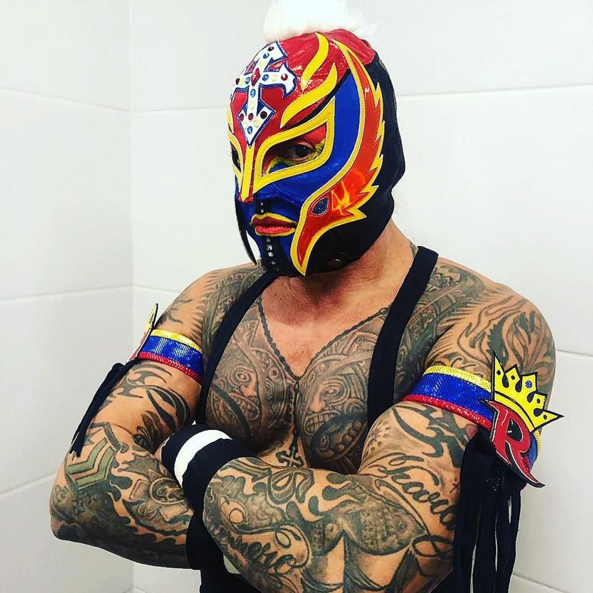 Stunning Rey Mysterio Tattoo Design