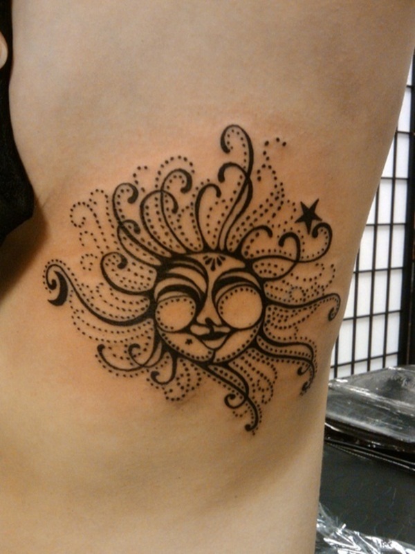 Sun Tattoo Designs for Women: Elegant and Radiant Choices