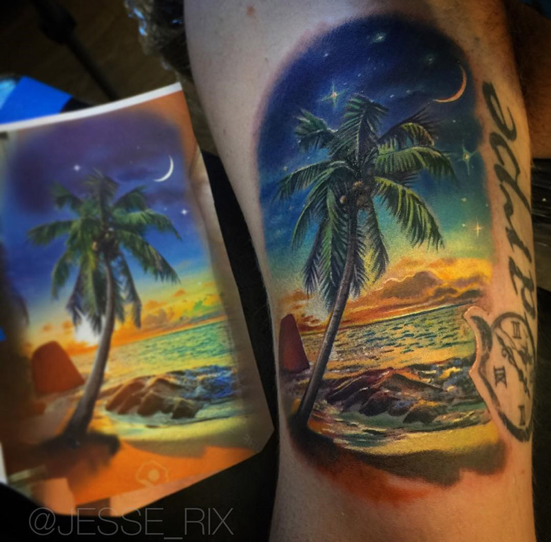 Sunset Beach Tattoo Designs: Your Ultimate Inspiration Guide