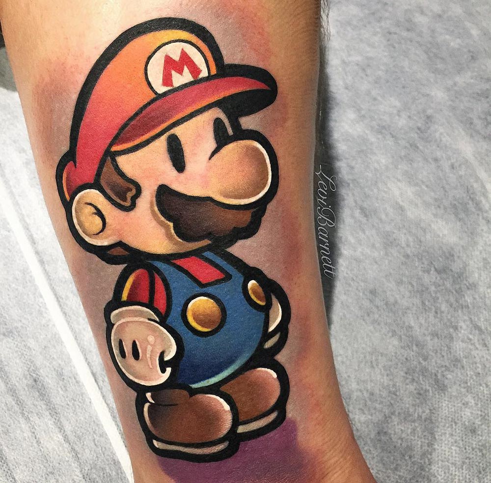 Super Mario And Luigi Tattoo Napoleonskousena