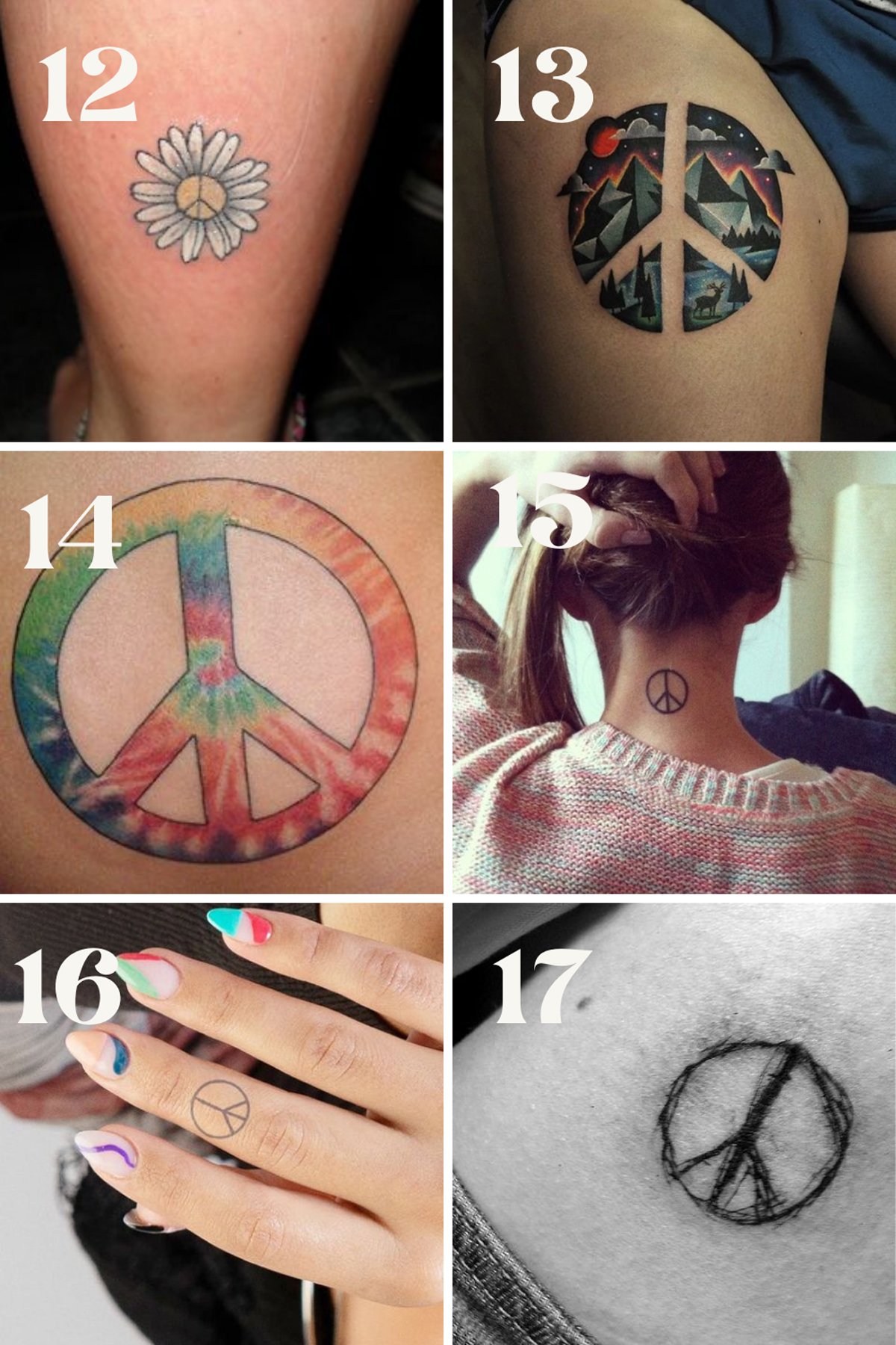 5 Stunning Symbol of Peace Tattoo Designs