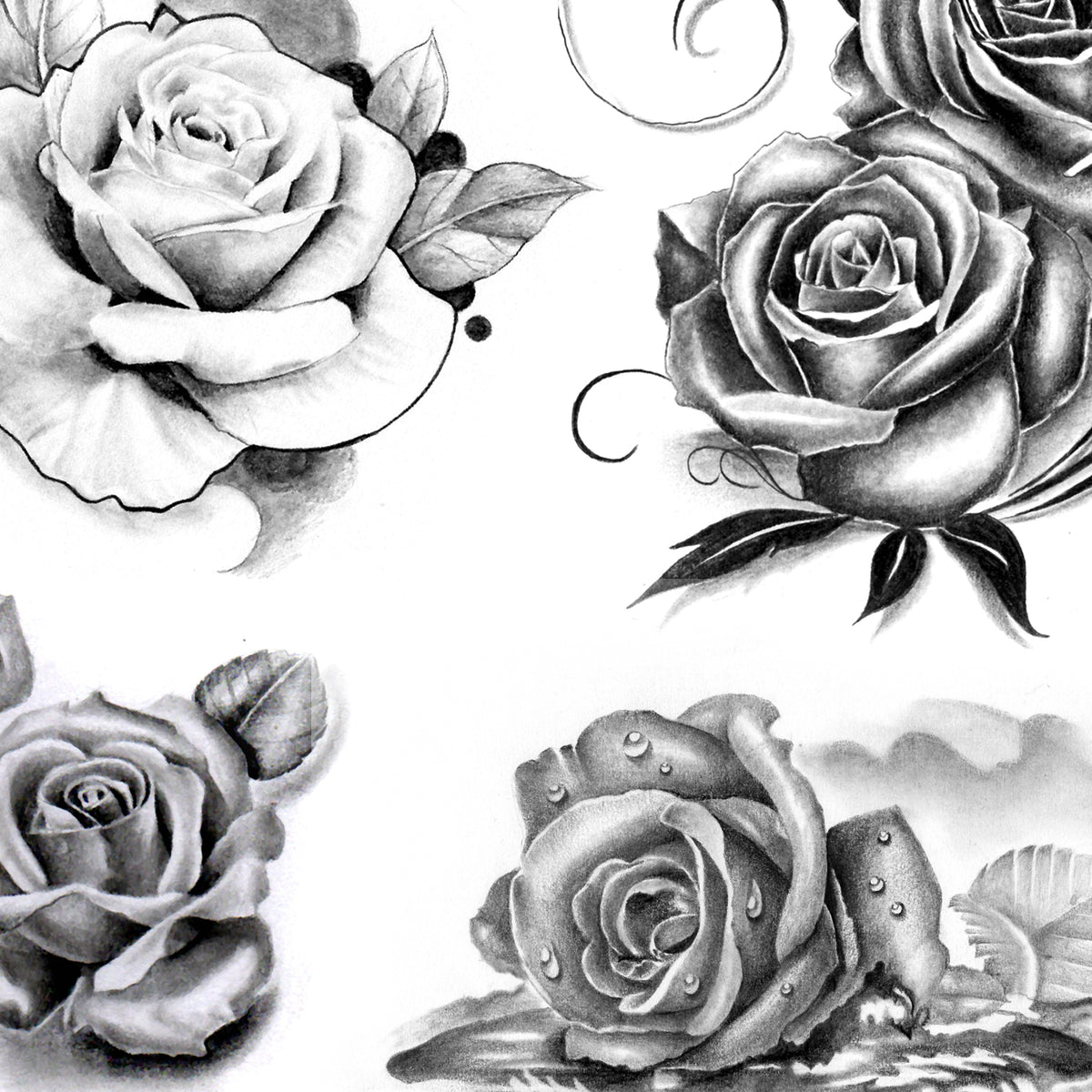 Tattoo Black And Grey Design-3