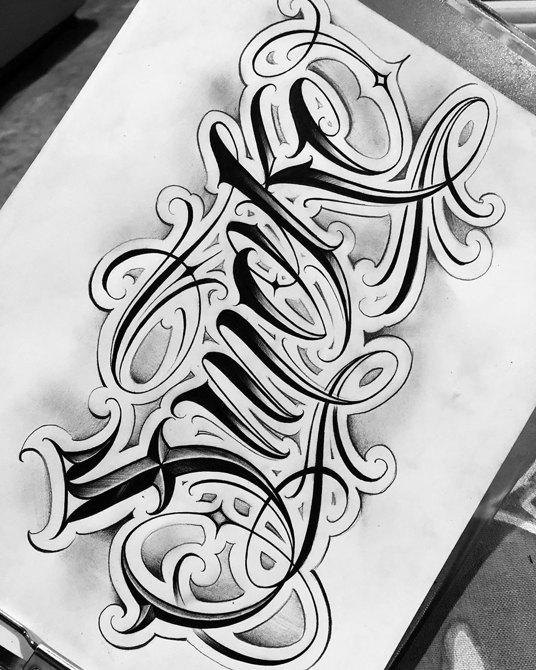 Tattoo Design Lettering Designer