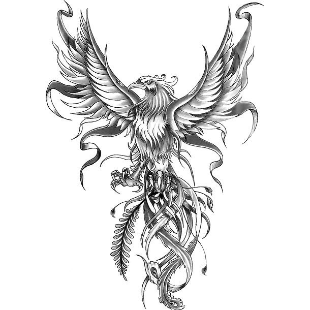 Tattoo Design Phoenix Wings By Restenpeace On Deviantart