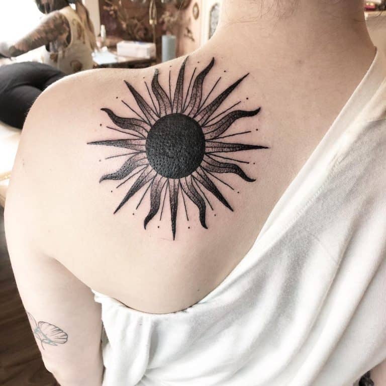 Tattoo Design The Sun Printable Art Etsy