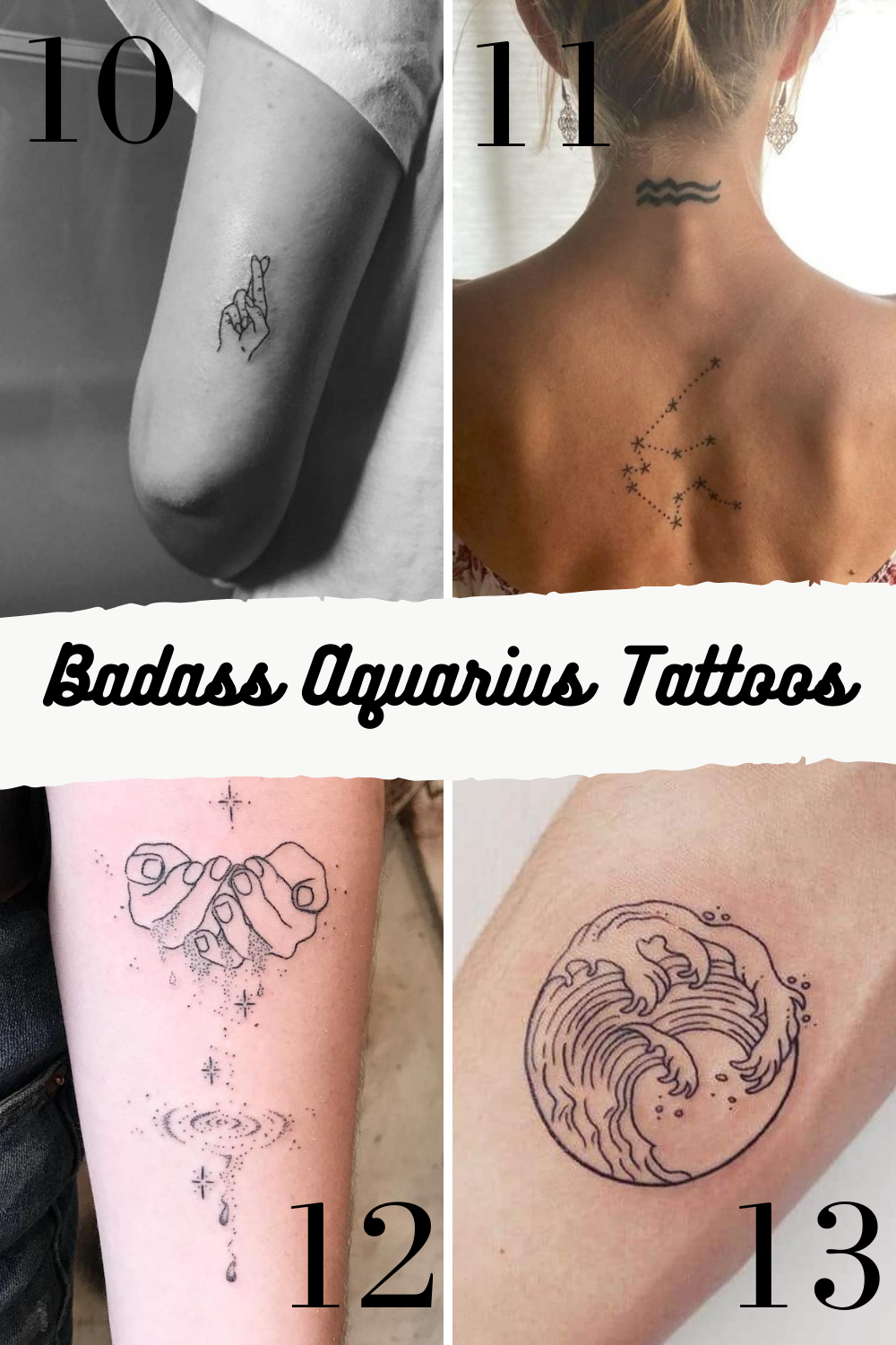 7 Aquarius Tattoo Designs You'll Love