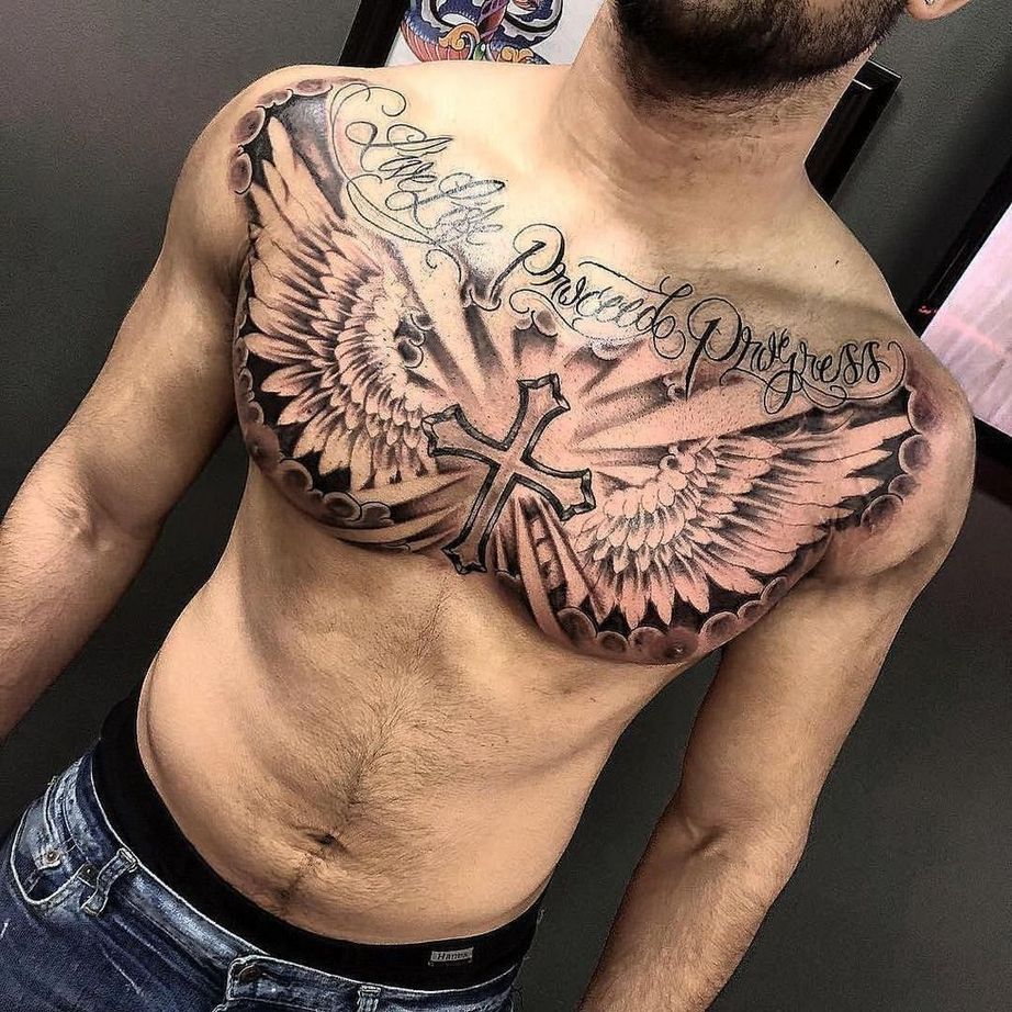 15 Stunning Chest Tattoo Designs for Men in 2023