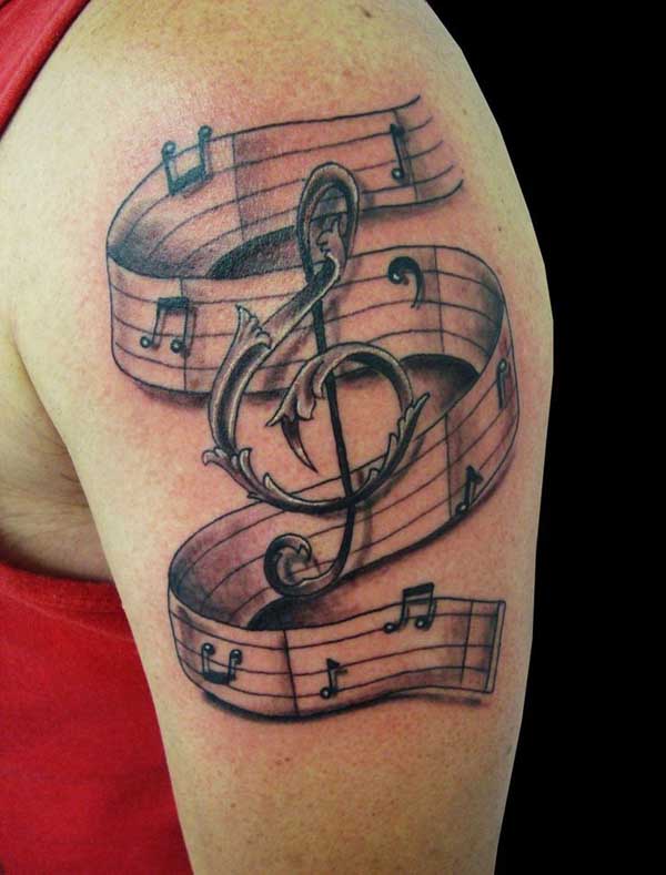 Music-Inspired Tattoo Designs for Men That Resonate