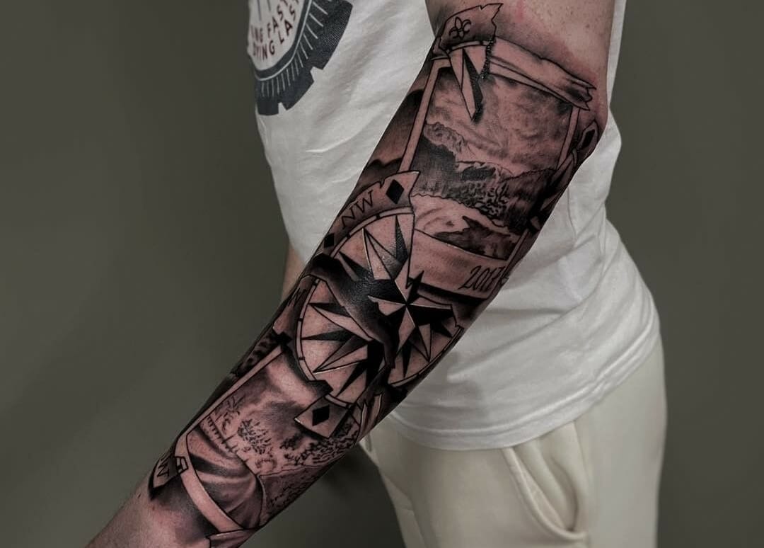 Tattoo Designs Men Arm Half Sleeve Tattoos For Guys Half Sleeve