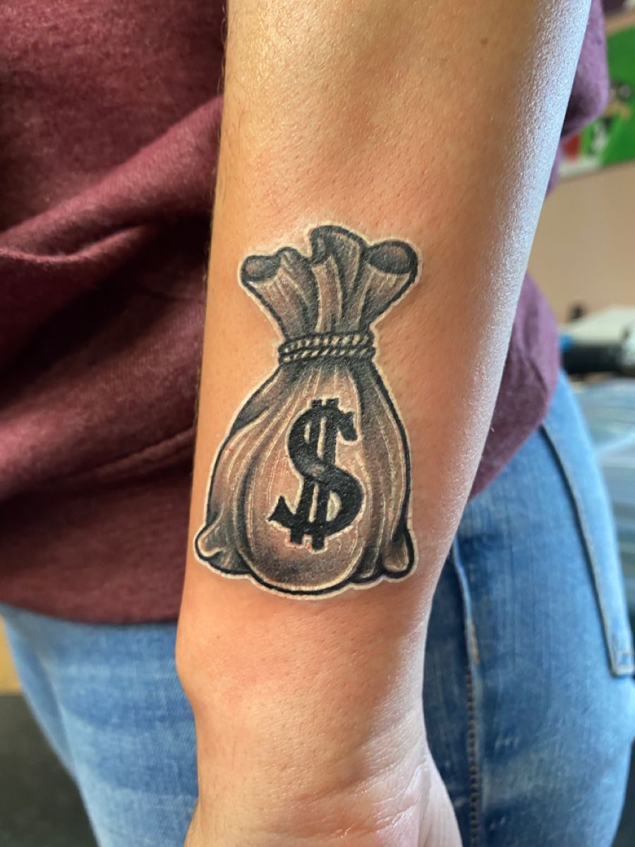 5 Money Bag Tattoo Designs You'll Love