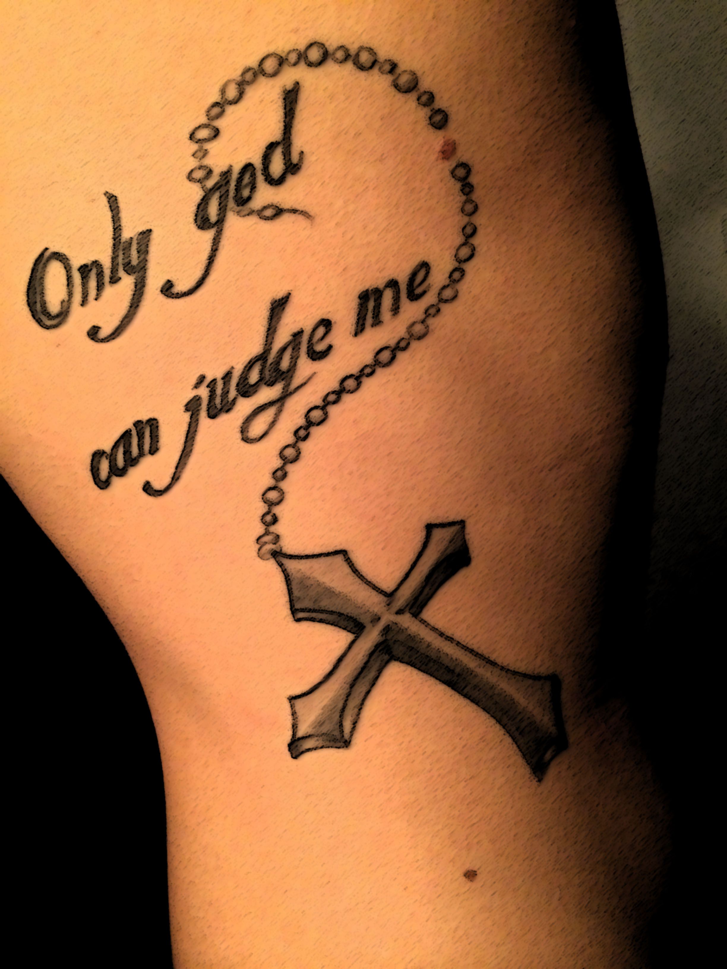 5 Stunning Only God Can Judge Me Tattoo Designs