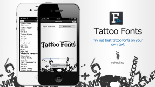 Tattoo Fonts Designer On The App Store