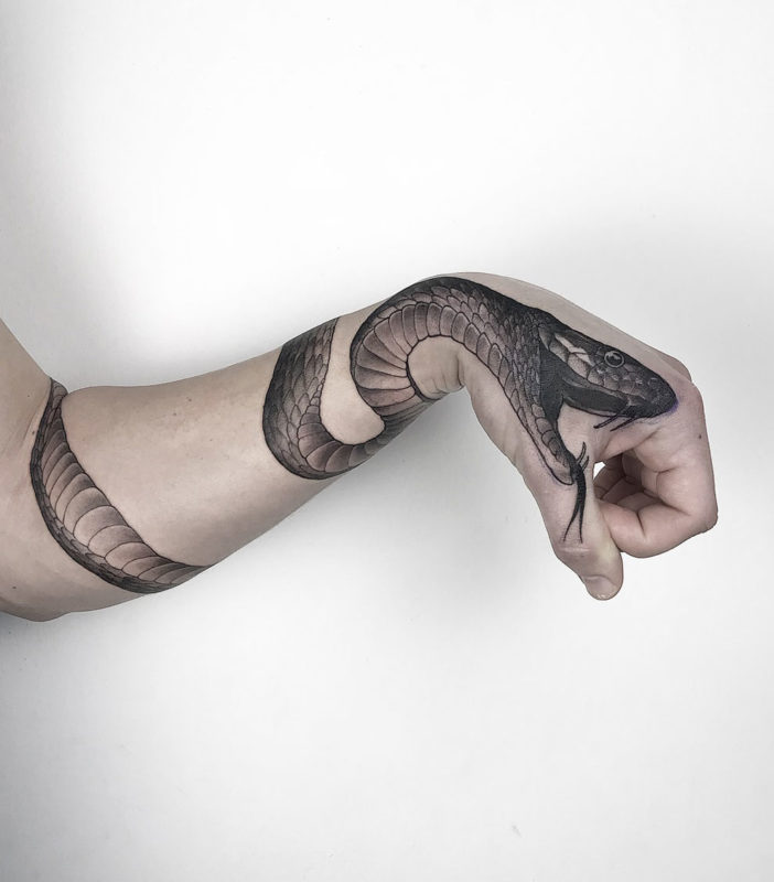 Tattoo Ideas Snake Arm Tattoo In 2021 Tattoos Wrap Around Tattoo