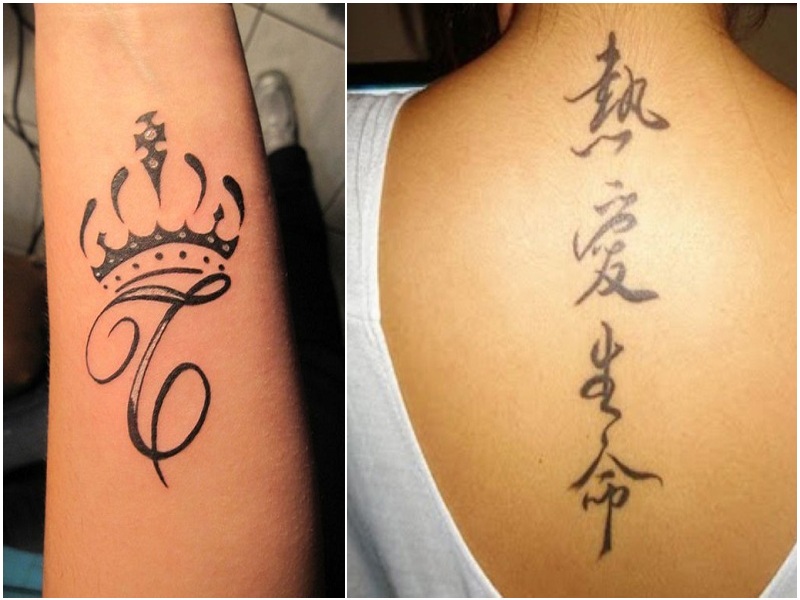 Tattoo Letter Designs For Women