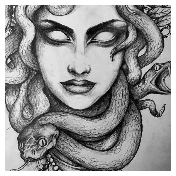 Tattoo Medusa Greek Mythology Drawings Dengan Santai