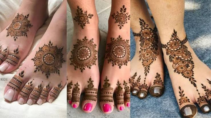 Stunning Leg Tattoo Mehndi Designs for Elegant Appeal