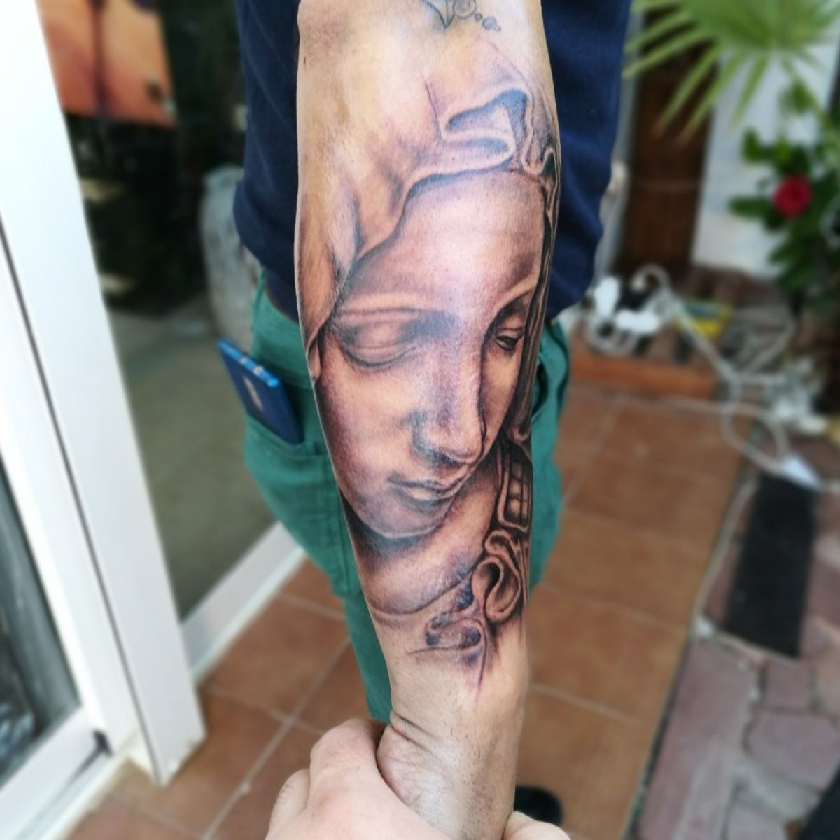 Tattoo Uploaded By Rockstarink Pieta Tattoodo