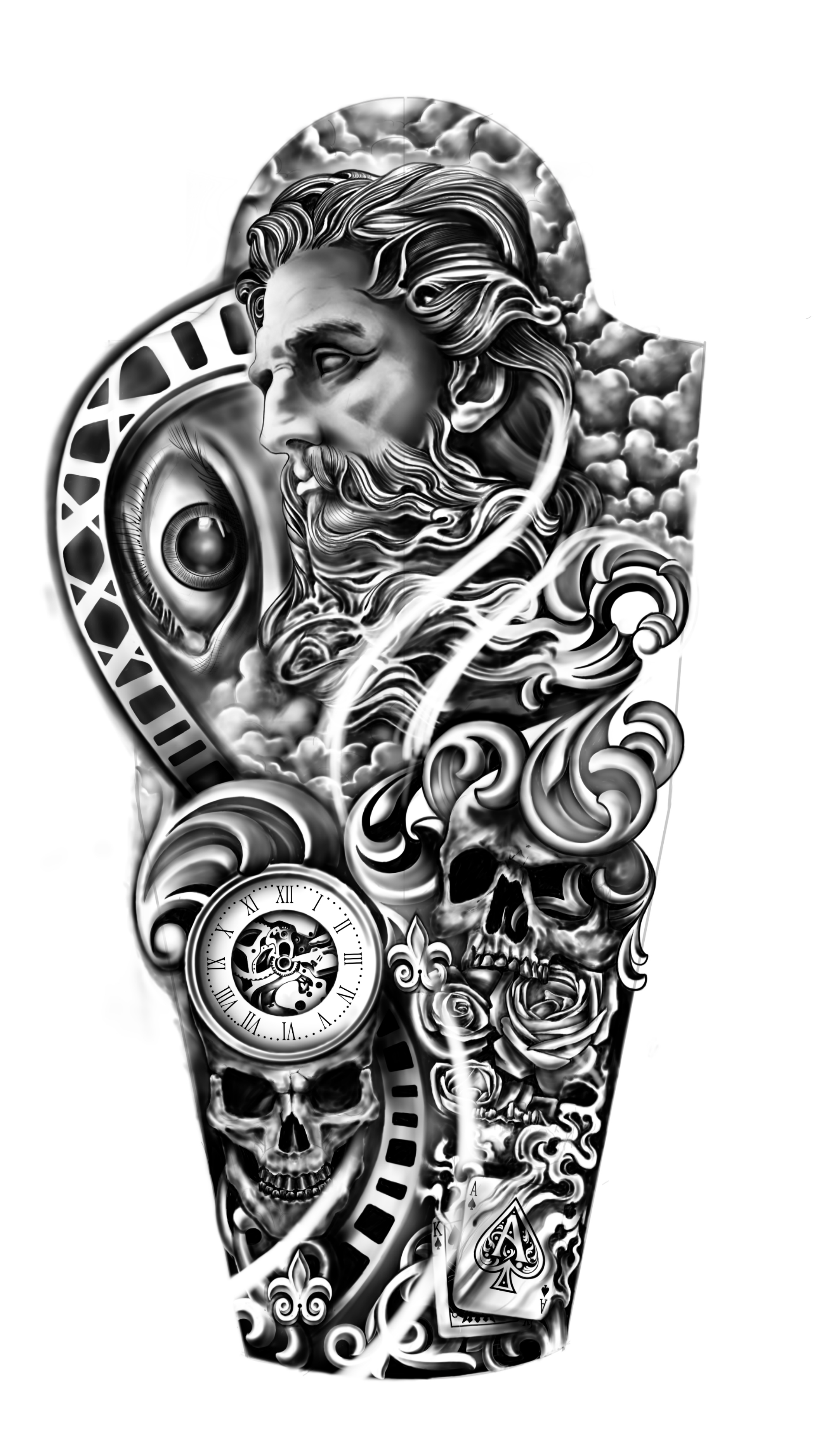 Zeus Tattoo Design: 10 Mythical Styles for Inspiration