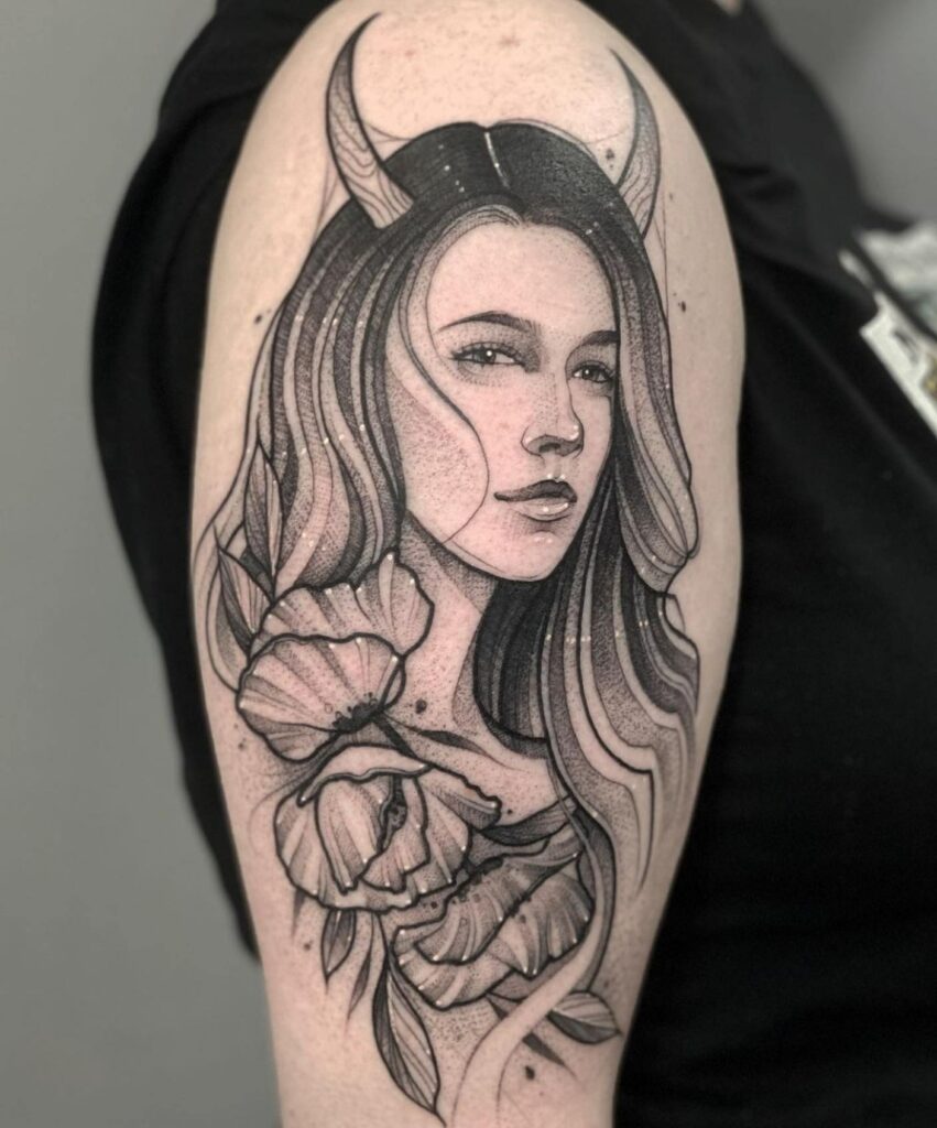 5 Stunning Taurus Female Tattoo Design Ideas