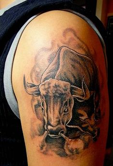 Taurus Tattoo Google Search Tatuaggi Toro Tatuaggi Del Toro