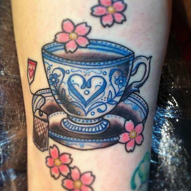 50 Stunning Tea Cup Tattoo Designs to Inspire You