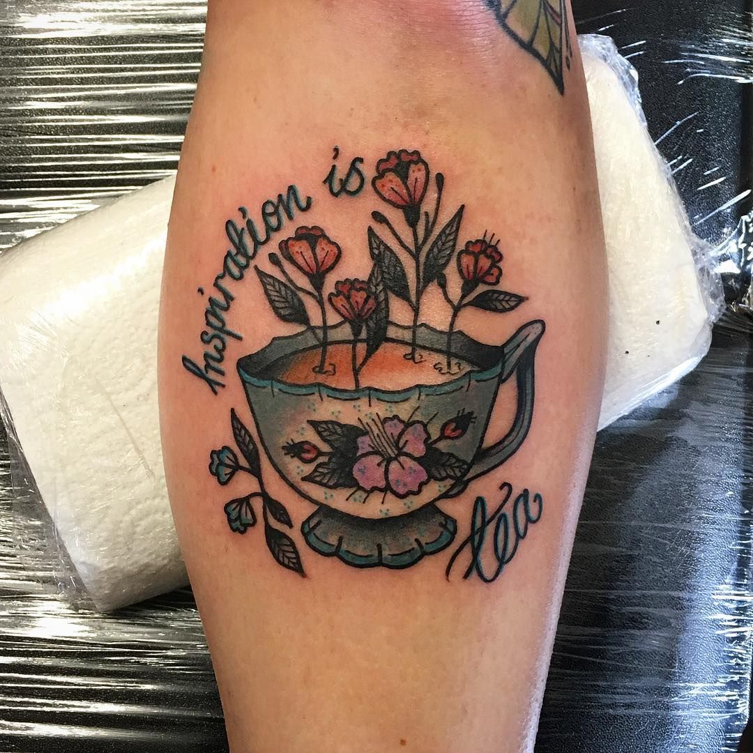 Teacup Tattoo Designs: Elegant Ink Inspirations