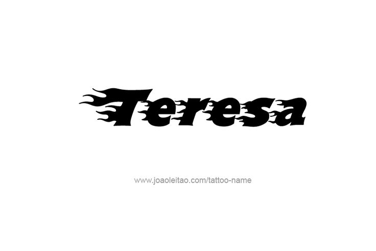 Teresa Name Tattoo Designs