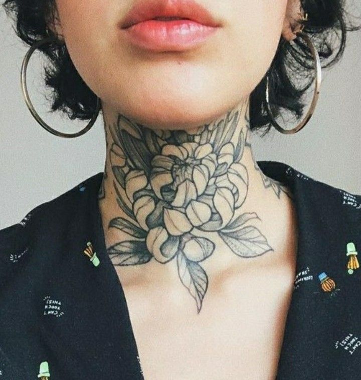 The 32 Most Beautiful Neck Throat Tattoos For Women In 2023