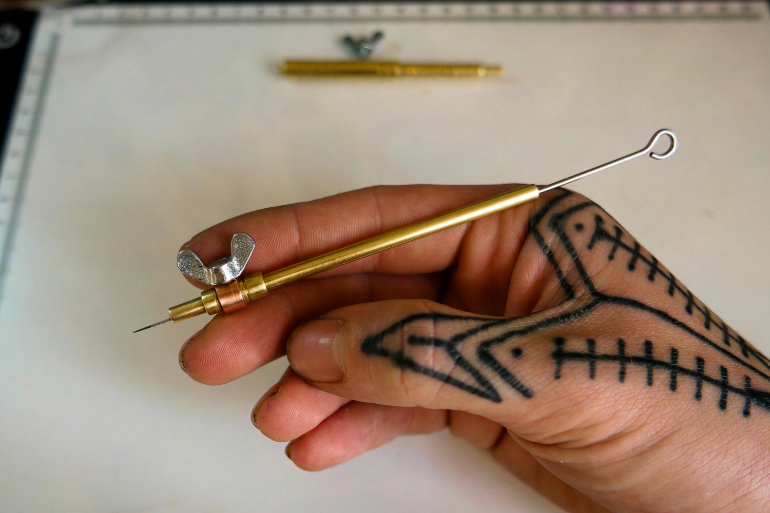 The Minimalist Tool Handpoke Tattoo Tool Monsieur Renard