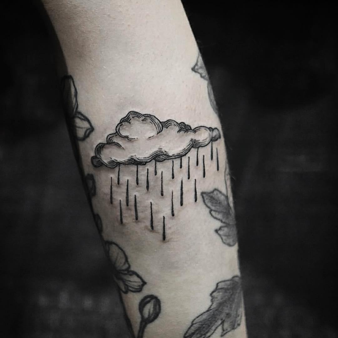 The Sun Always Comes Out After The Rain Cloud Tattoo Cool Small