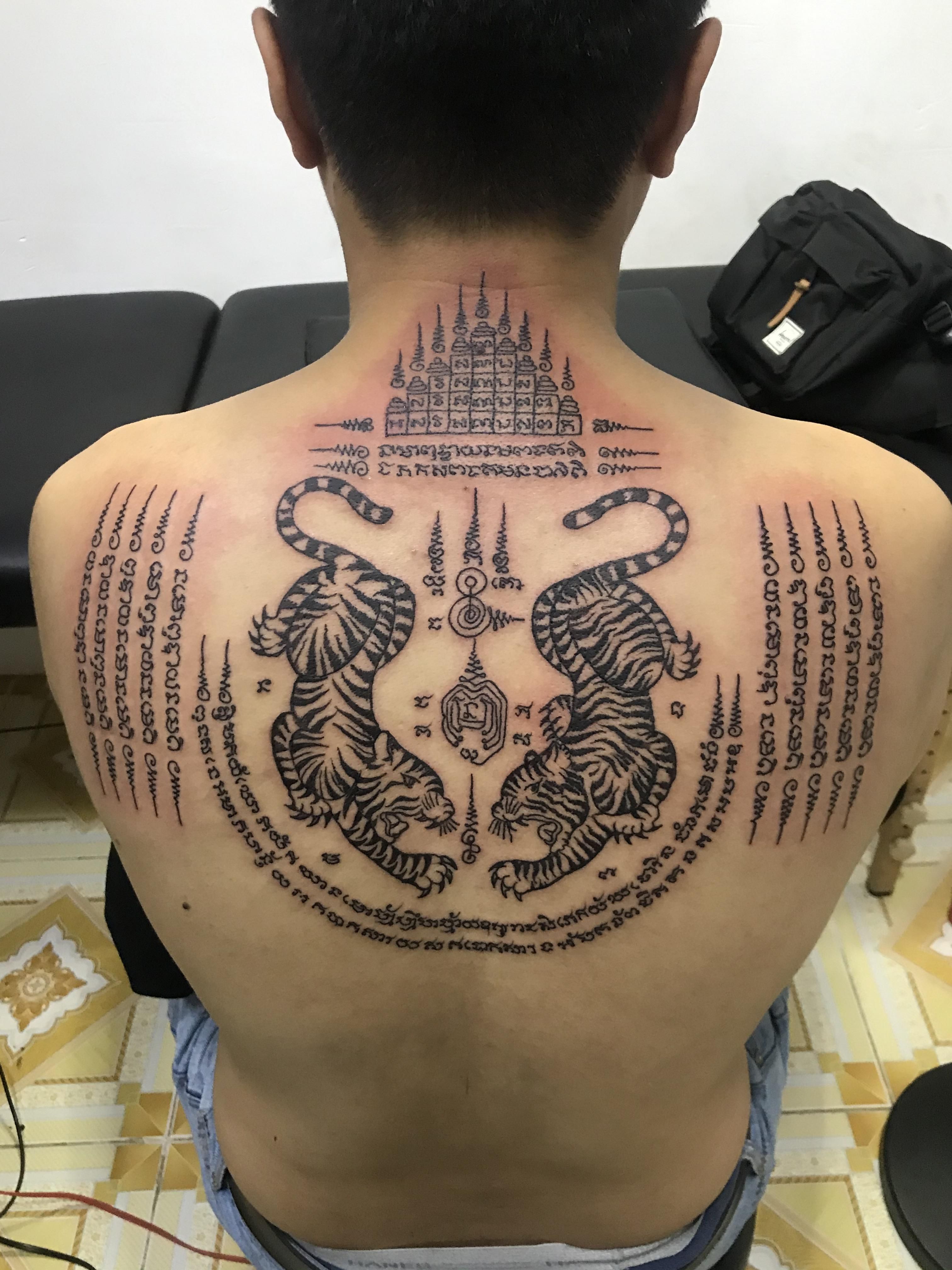 Tibetan Tattoo Sak Yant Tattoo Khmer Tattoo Asian Tattoos