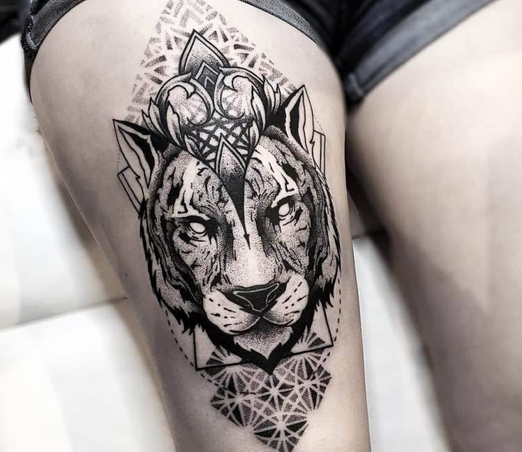 5 Stunning Tiger Mandala Tattoo Designs for Inspiration