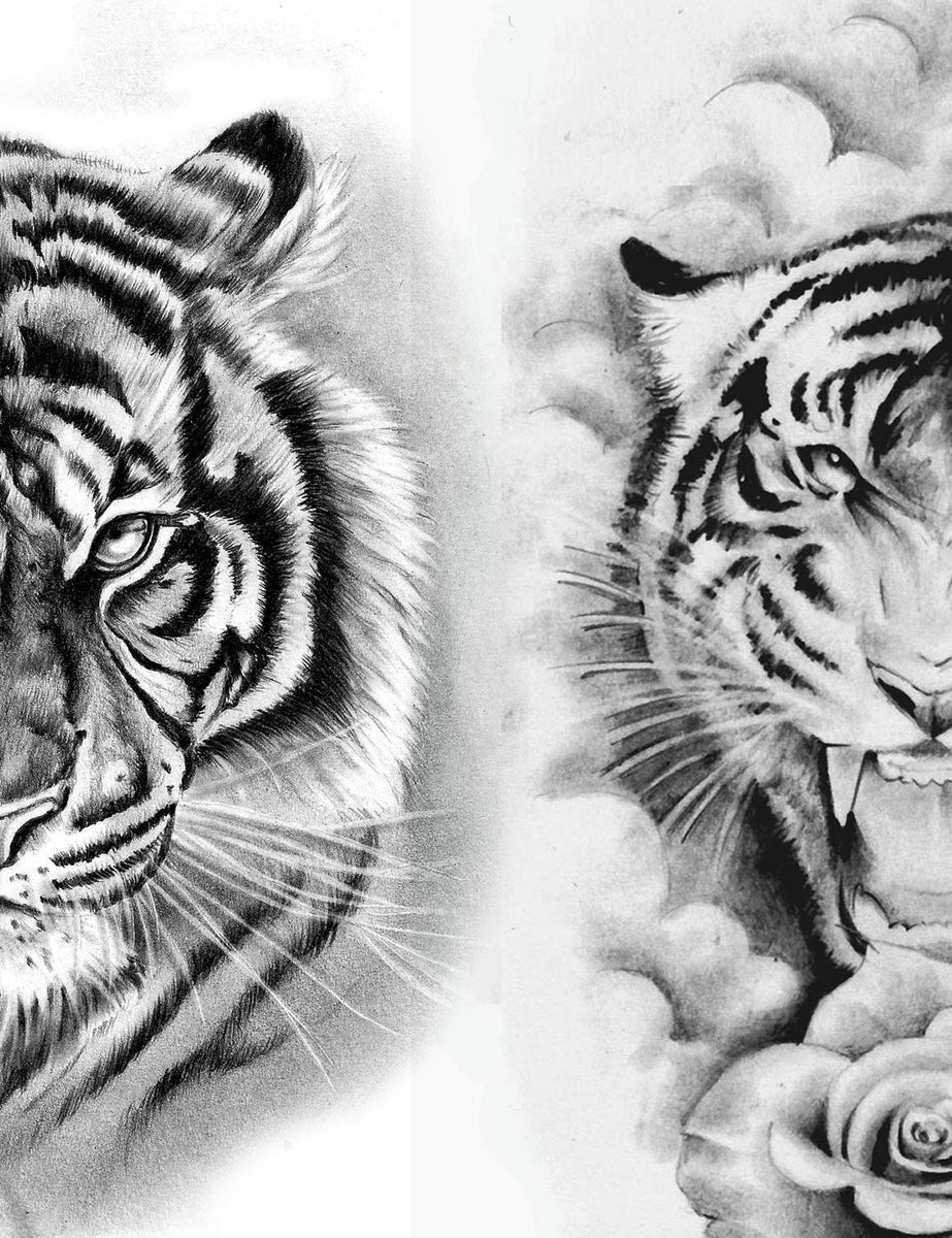 Tiger Print Tattoo Design