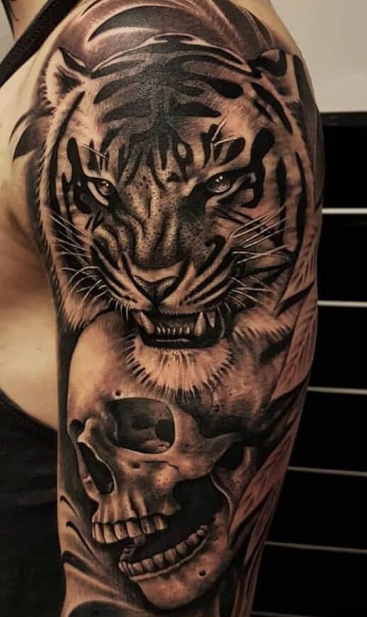 5 Tiger Skull Tattoo Design Tips