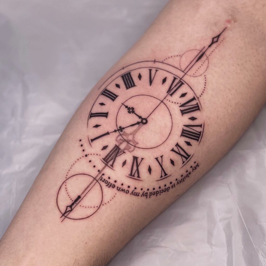 Time is Money: Unique Clock Tattoo Designs