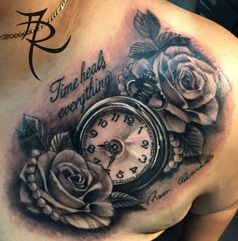 Timeless Clock Tattoo Hetyhair