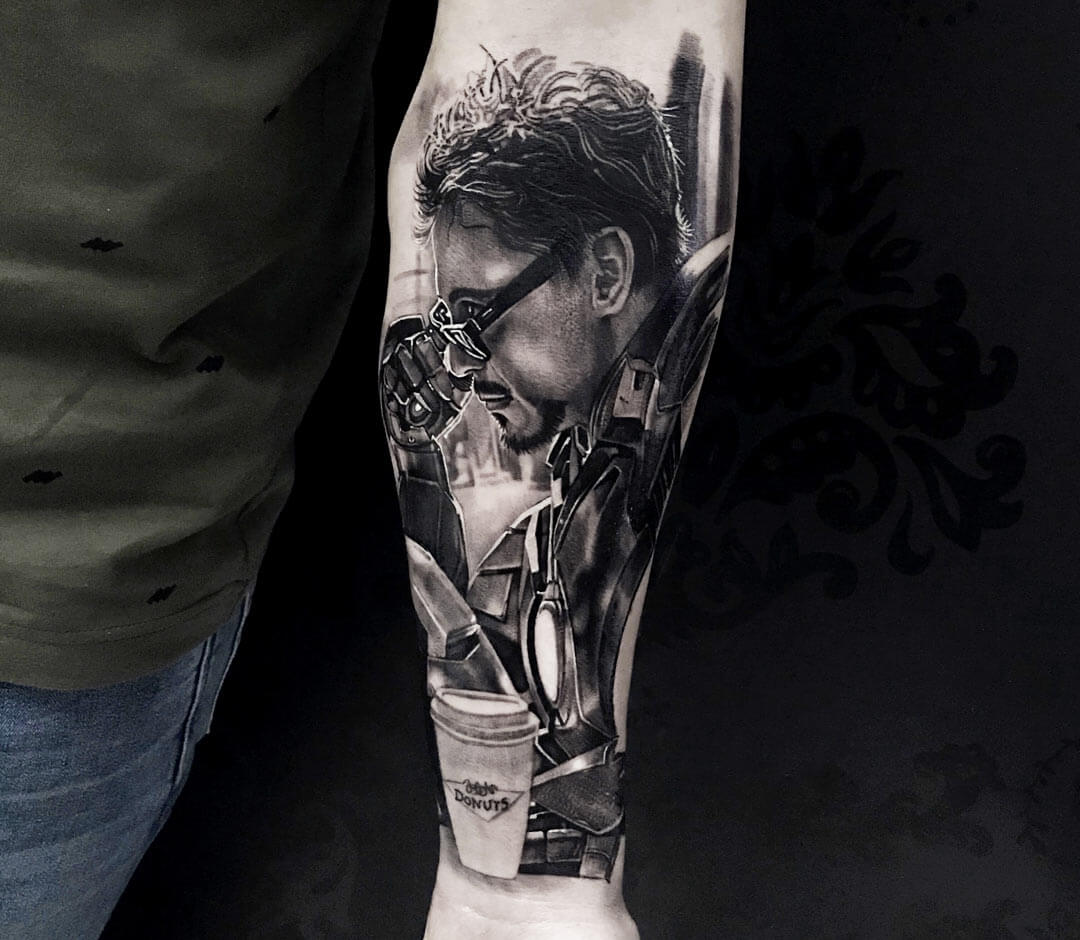 Tony Stark Tattoo By Alex Legaza Photo 26125