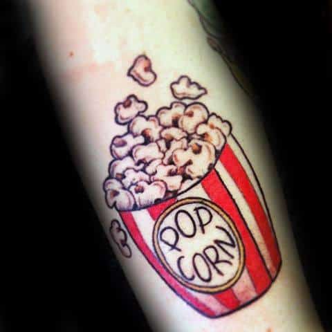 Top 30 Popcorn Tattoos For Men