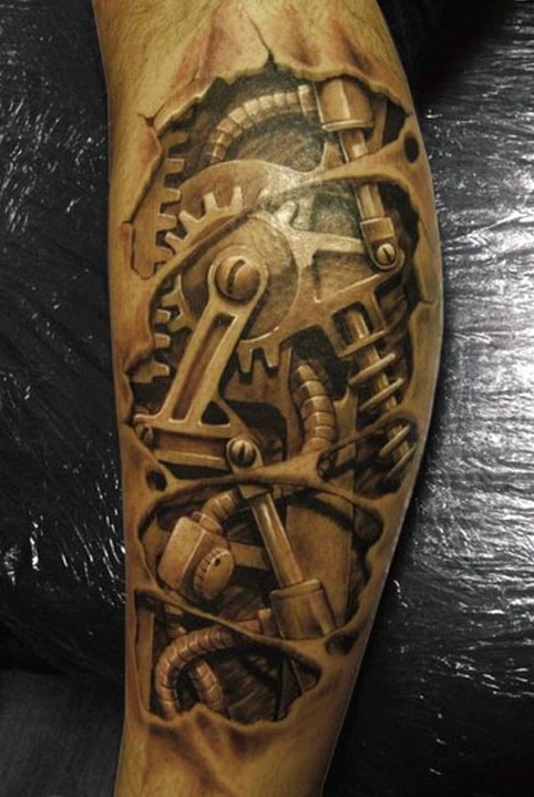 Top 47 Mechanical Tattoo Ideas 2021 Inspiration Guide Sleeve