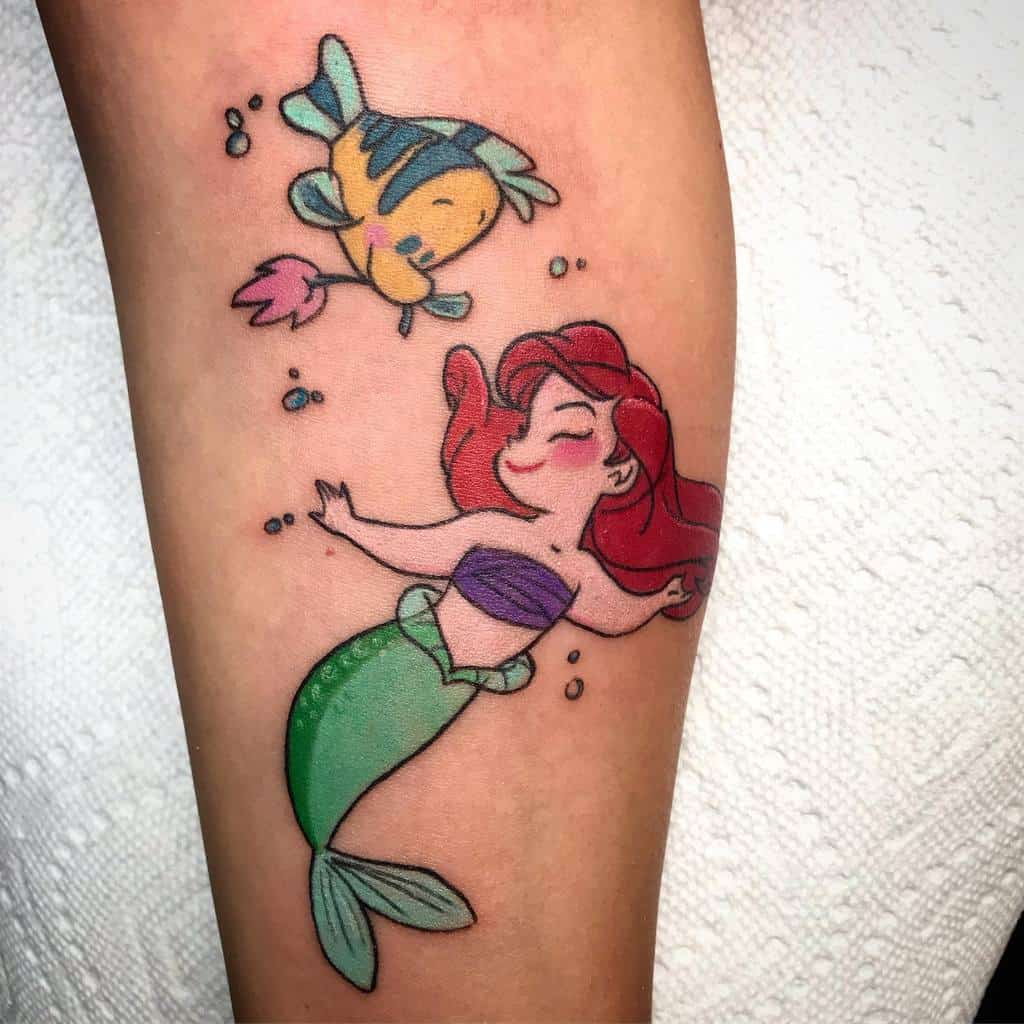 Top 63 Best Little Mermaid Tattoo Ideas 2021 Inspiration Guide