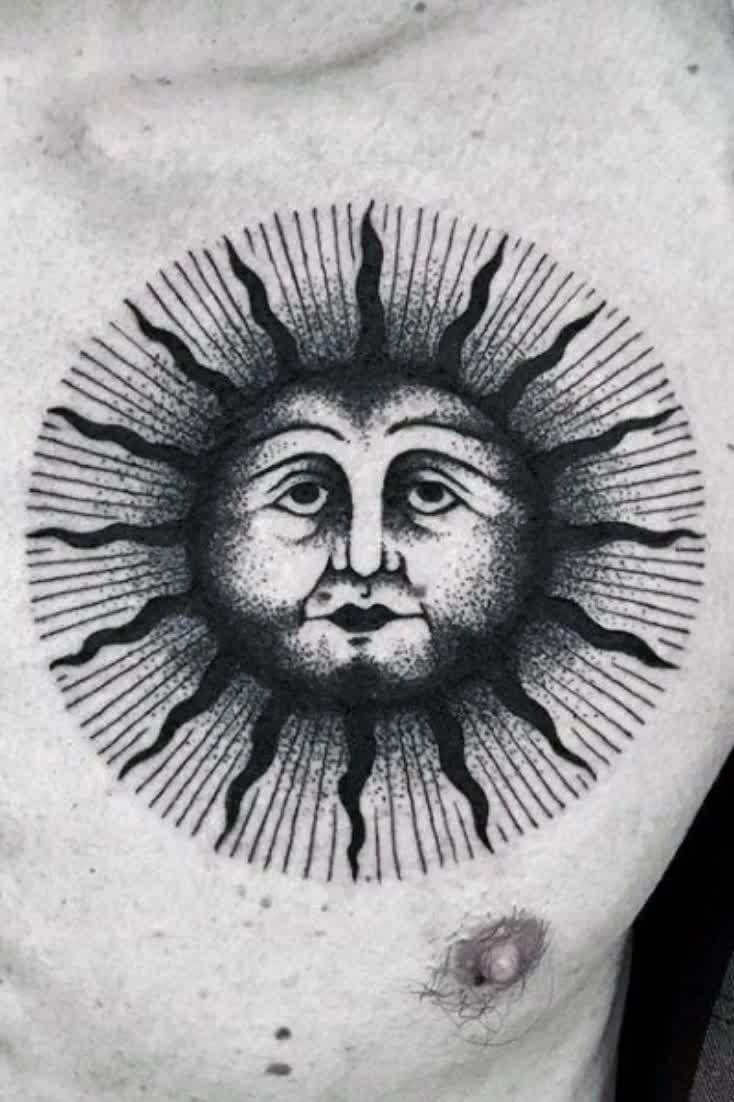 Top 63 Sun Tattoo Ideas 2021 Inspiration Guide