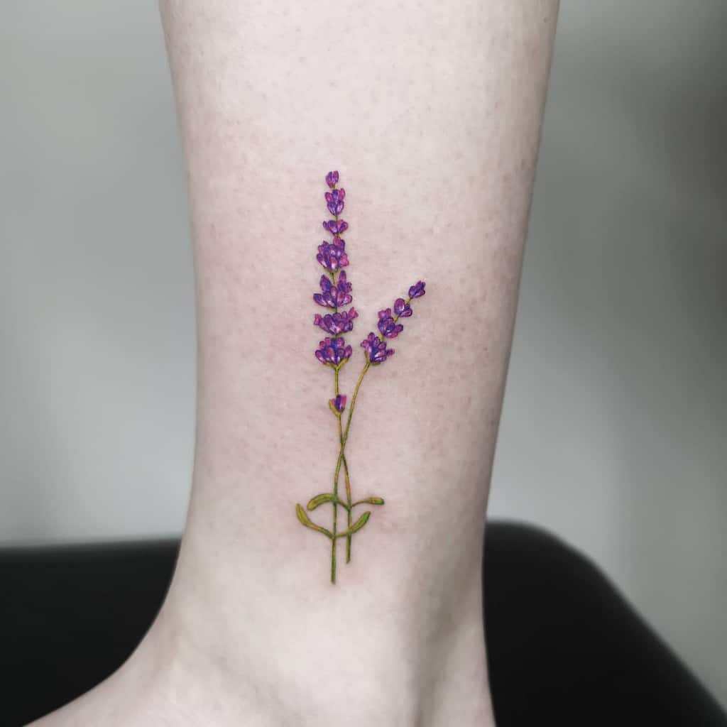 Top 73 Best Purple Flower Tattoo Ideas 2020 Inspiration Guide